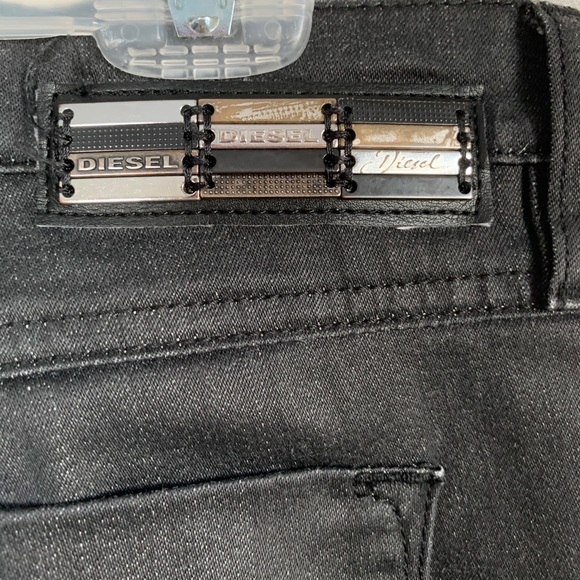 Black Diesel Skinny Jeans - Picture 5 of 6